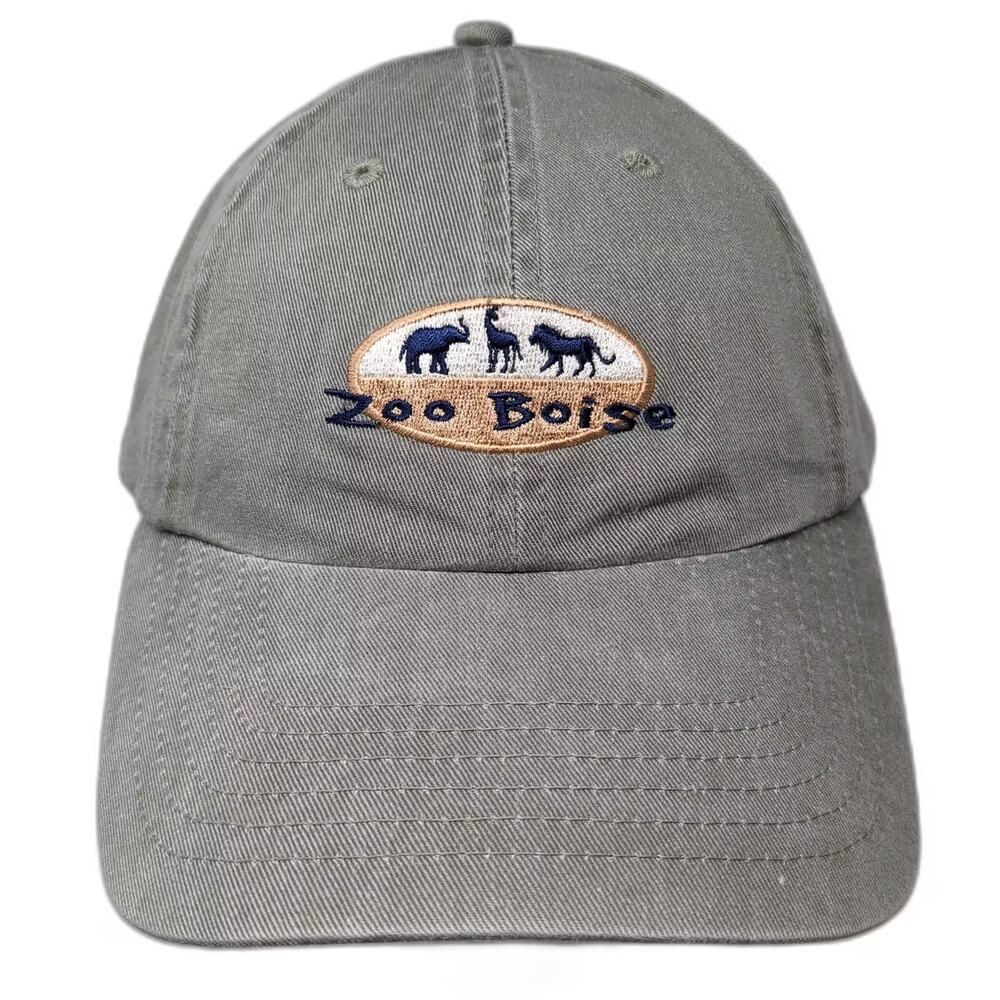 Royal Headwear Zoo Boise Baseball Cap Green Blue Cotton Slideback Hat One Size
